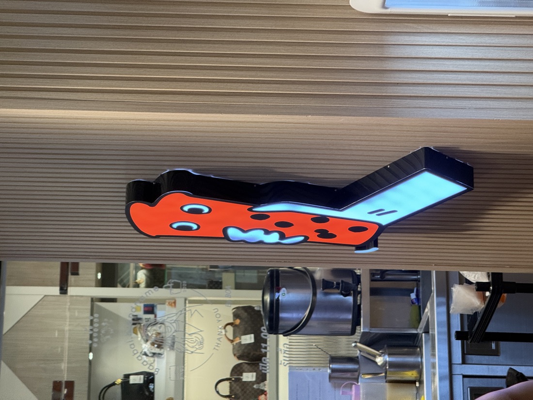 Mascot lightbox blade, Siam, Bangkok — made to order by Mommy Signage