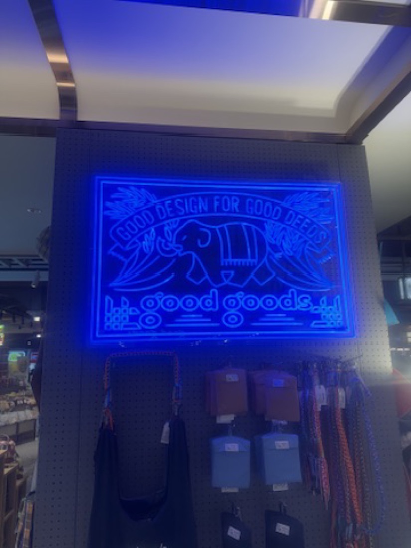 Good Goods neon, Central Park, Bangkok — made to order by Mommy Signage