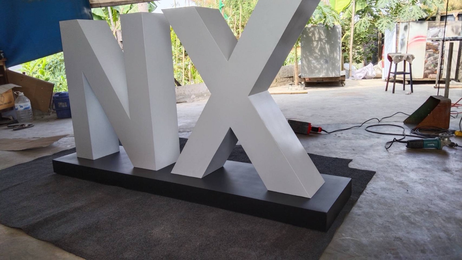 Freestanding 3D built-up letters — made by Mommy Signage